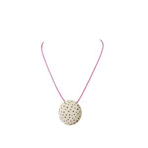 polka dot pendant necklace